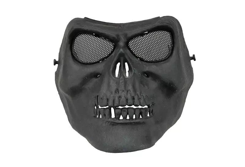 Totenkopf-Gesichtsmaske - schwarz