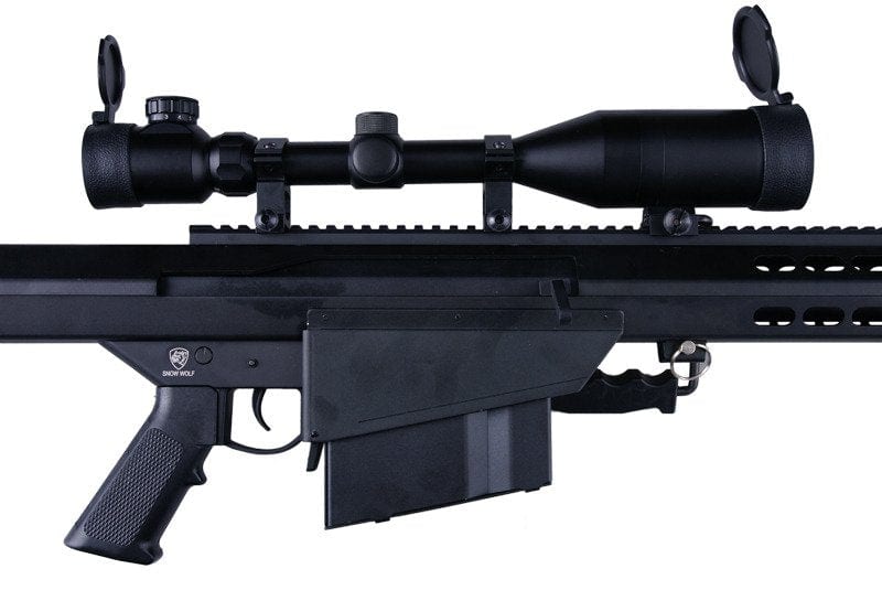 BB Sniper Rifle Barrett M82A1 CQB (SW-02A) bipod + scope