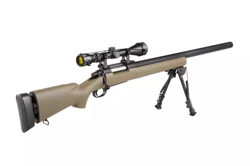 SW-04 sniper rifle (with scope and bipod) - tan