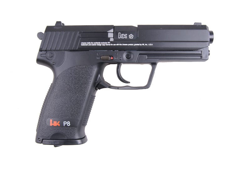 H & K USP pistol replica P8 (CO2) by Umarex on Airsoft Mania Europe