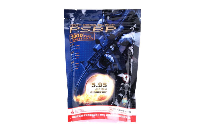 Perfect BB pellets 0,20 g – 3000 pieces by G&G on Airsoft Mania Europe