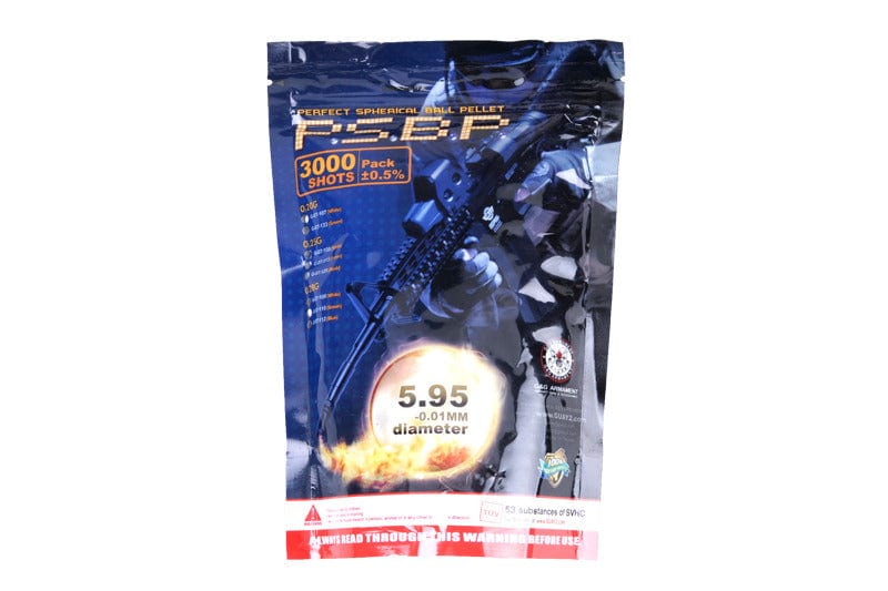 Perfect BB pellets 0,25 g – 3000 pieces by G&G on Airsoft Mania Europe