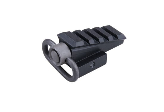 Tactical sling attachment point with RIS rail