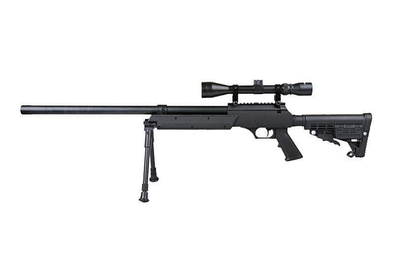 MB13D sniper rifle replica with scope and bipod