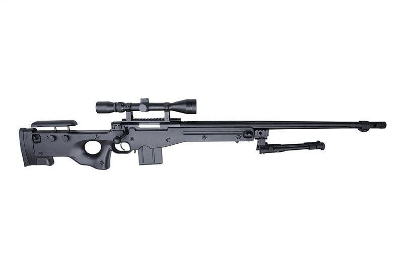 L96 Scharfschützengewehr mit Zielfernrohr und Zweibein (4402D) - schwarz