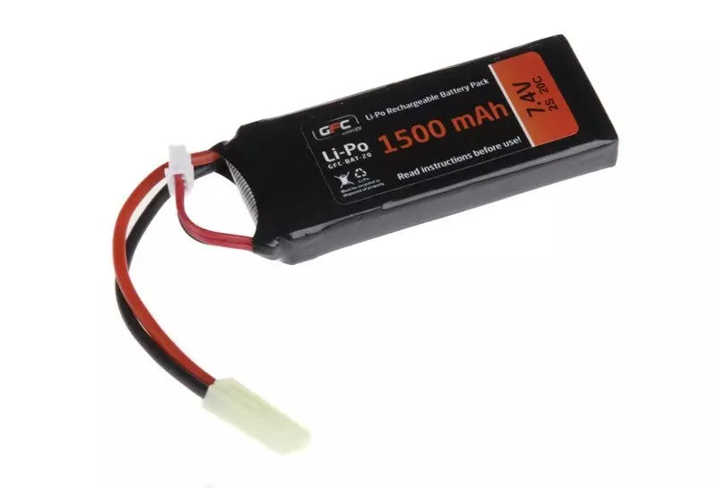 Batterie LiPo 7,4V 1500mAh 20/40C
