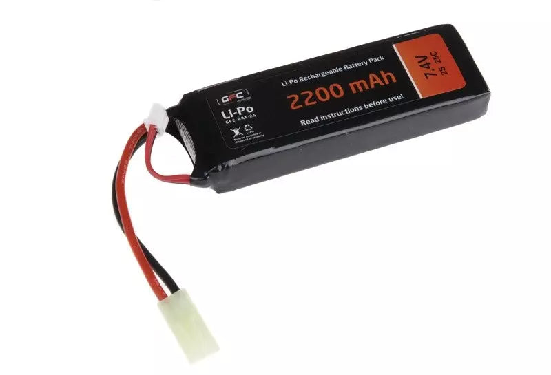 Batterie LiPo 7,4V 2200mAh 25/50C