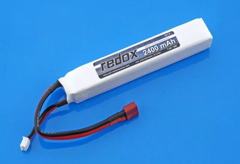 Redox LiPo 2400 mAh 7.4V 20C battery
