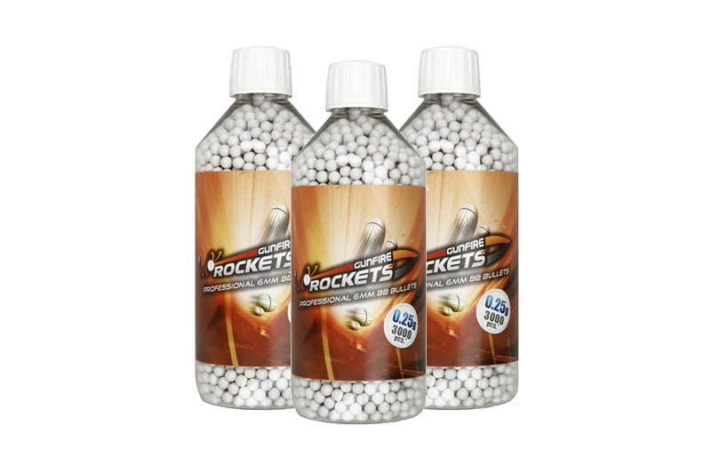 Rockets Professional 0.25 g BB’s 3000 pcs. - bottle