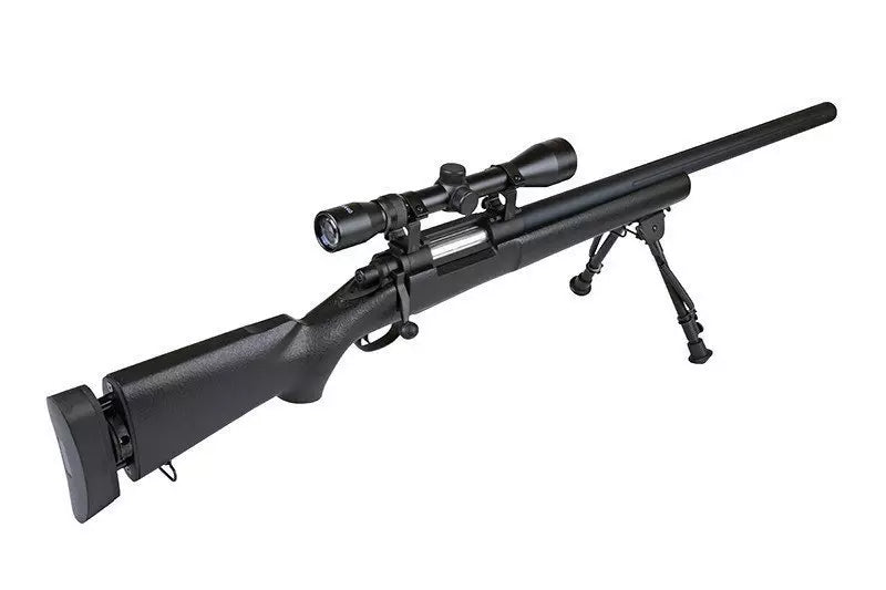 SW-04J Army sniper with scope and bipod - black