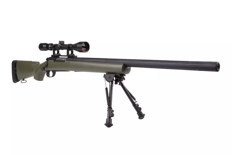 SW-04J Army sniper with scope and bipod - olive
