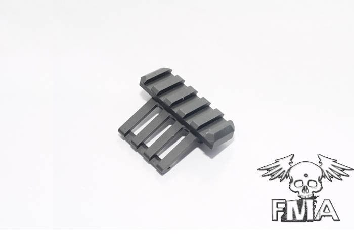 "One o''clock" type opaque RIS rail - black by FMA on Airsoft Mania Europe