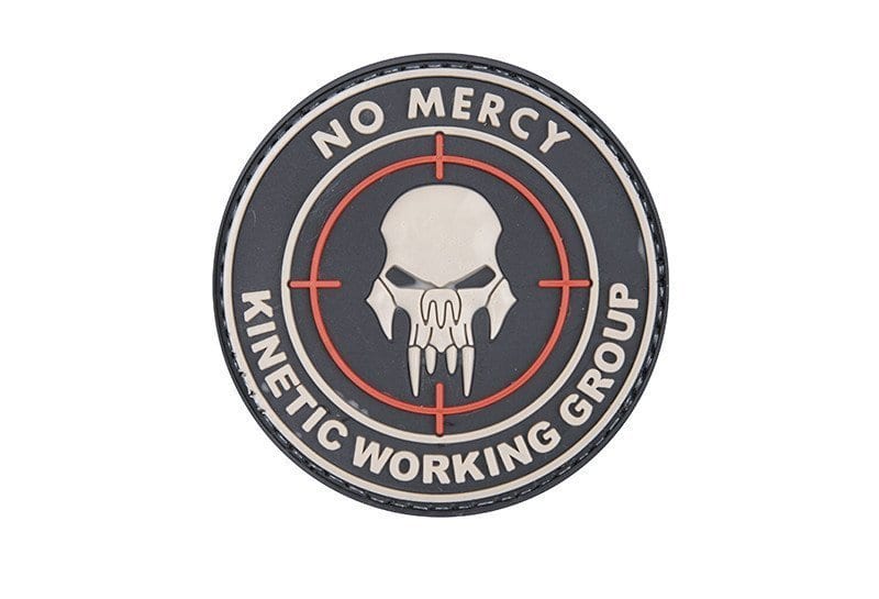 Patch 3D - NO MERCY - KINETIC WORKING GROUP - Schwarz