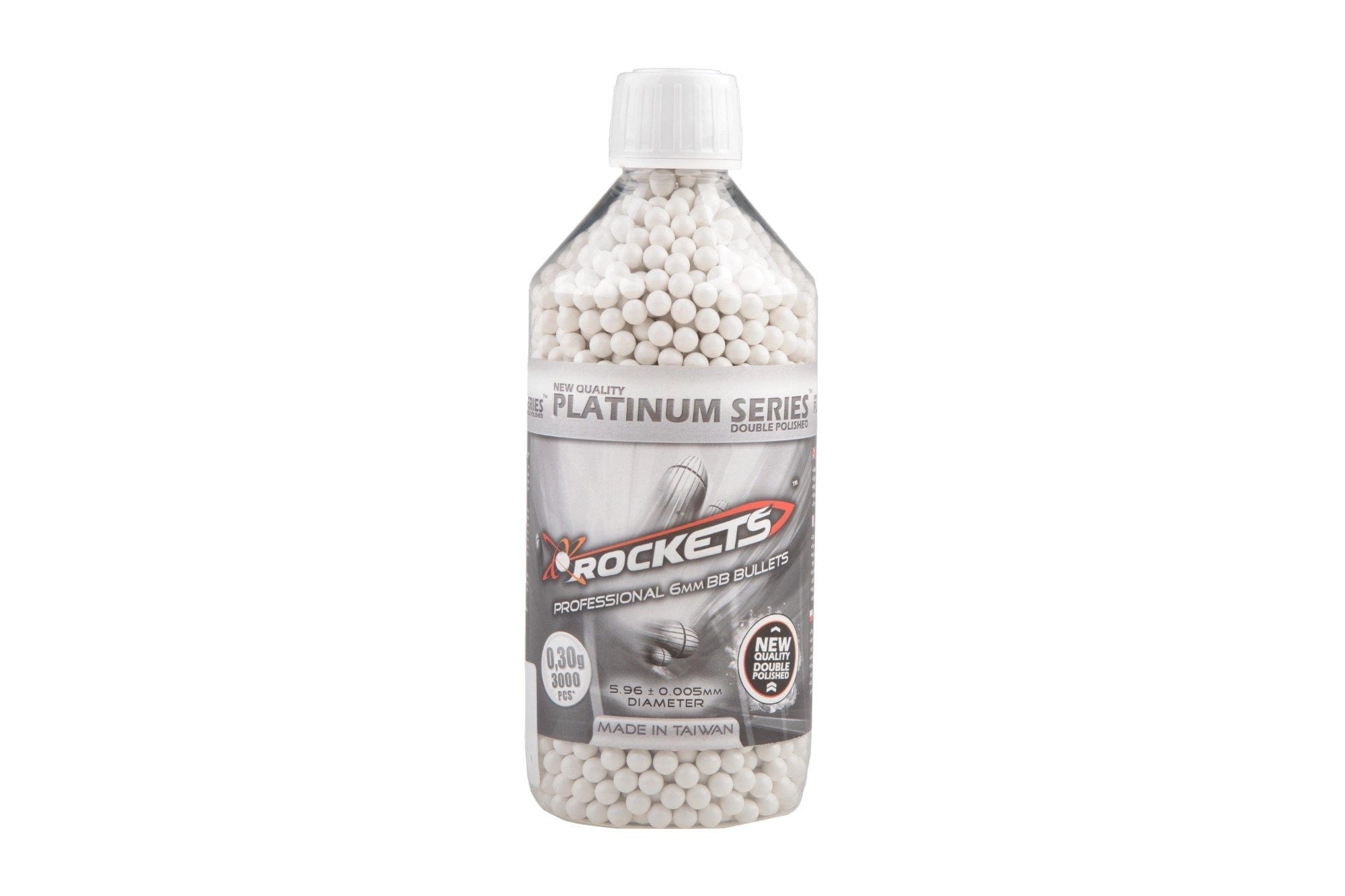 Rockets Platinum Series 0.30 g BB’s 3000 pcs. - bottle