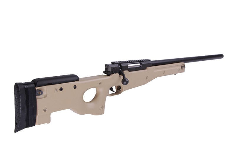 And warrior sniper rifle replica - tan by WELL on Airsoft Mania Europe