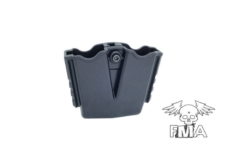 Double polymer pouch for XDM - BLACK type replicas by FMA on Airsoft Mania Europe
