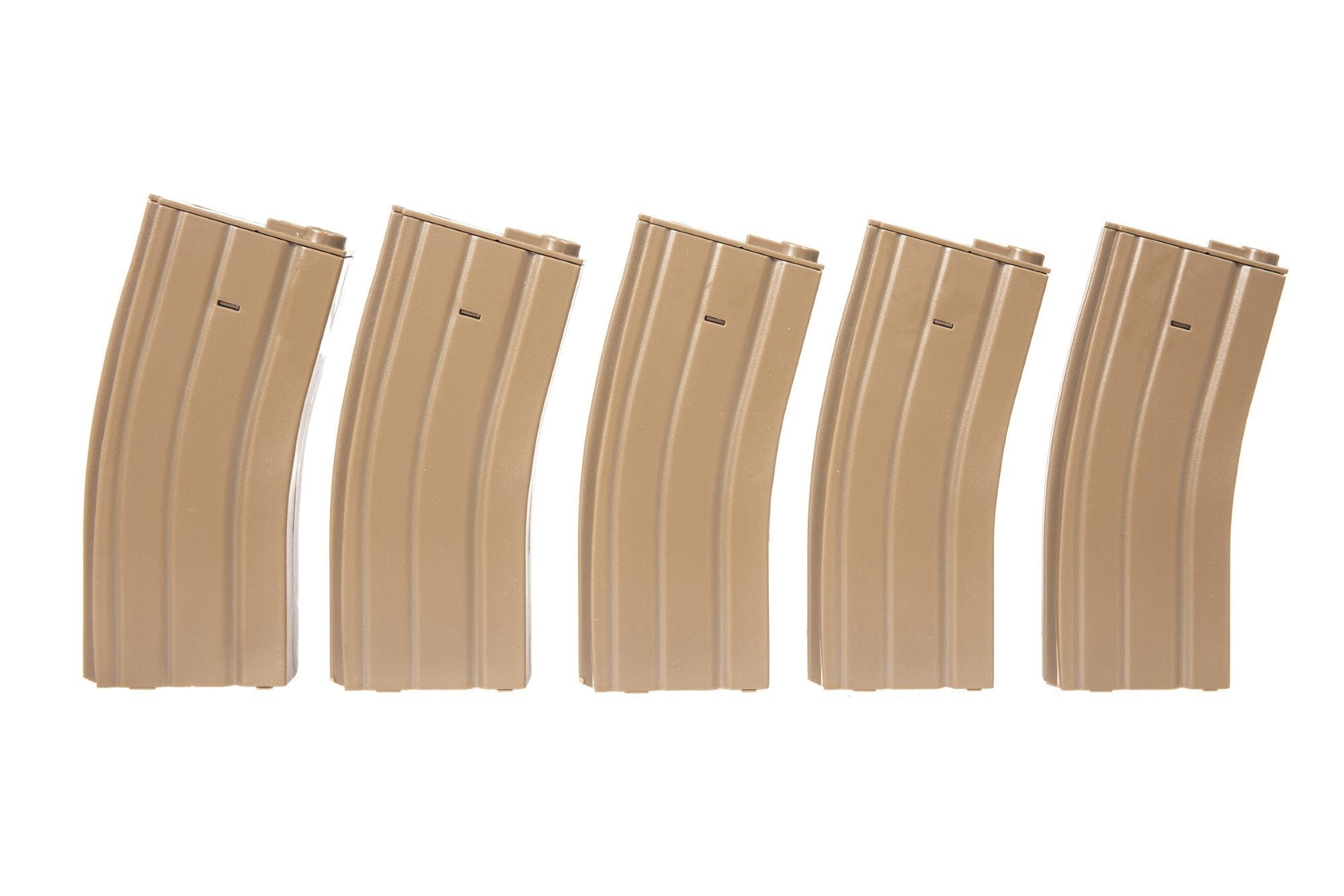 5pcs set - Mid-Cap 100rd Magazine for M4 / M16 - tan by Specna Arms on Airsoft Mania Europe
