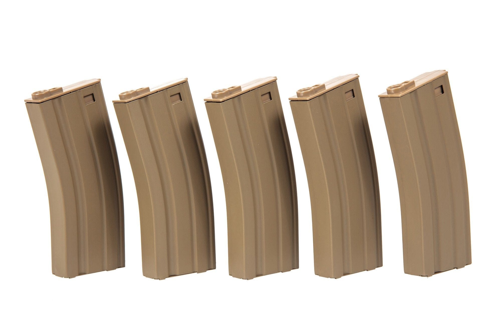 5pcs set - 30rd Real-cap magazine for M4 / M16 - tan by Specna Arms on Airsoft Mania Europe