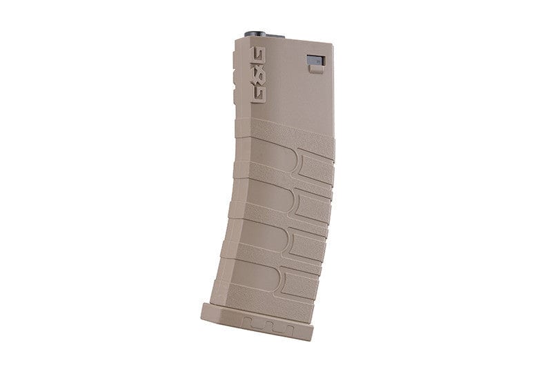 Mid-Cap 120rd Magazine for M4 / M16 (5 pcs pack) - tan by G&G on Airsoft Mania Europe