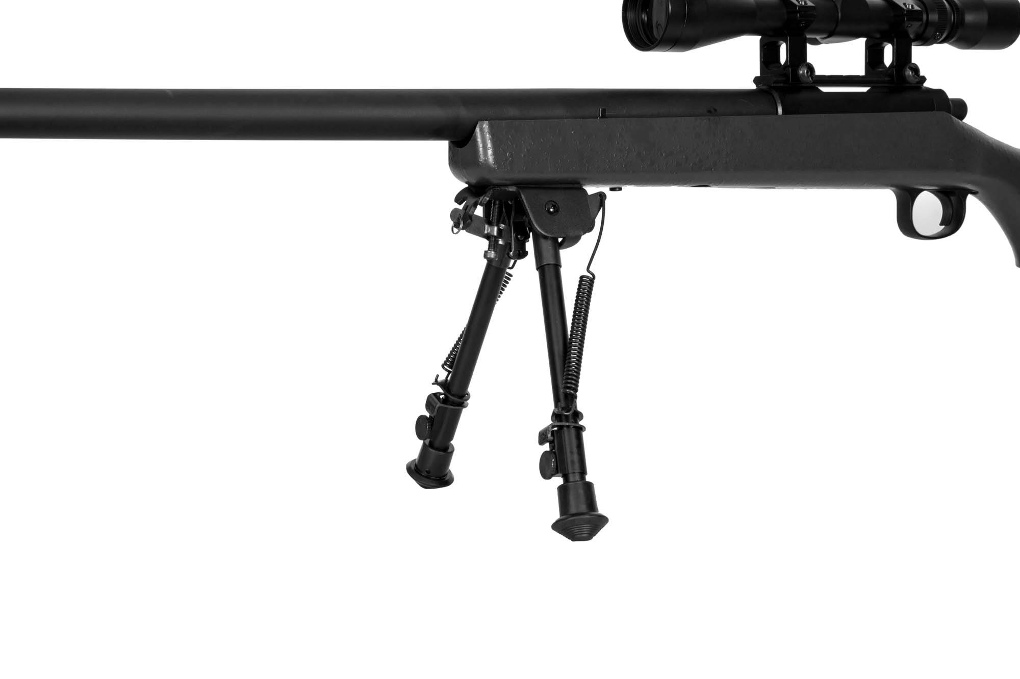 SW-10 Scharfschützengewehr (mit Zielfernrohr + Zweibein) - schwarz