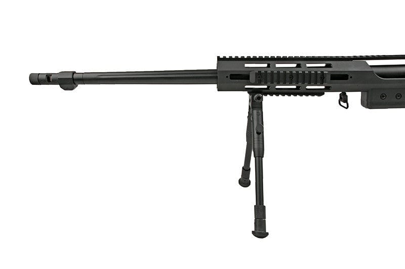 MB4411D replica sniper rifle with scope and bipod - black by WELL on Airsoft Mania Europe