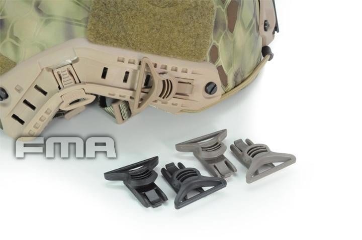 Goggle Swivel Clips (36 mm) – dunkle Erde