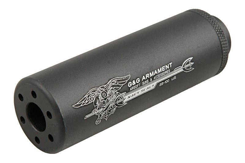 SS-100 Mock Sound Suppressor - black by G&G on Airsoft Mania Europe