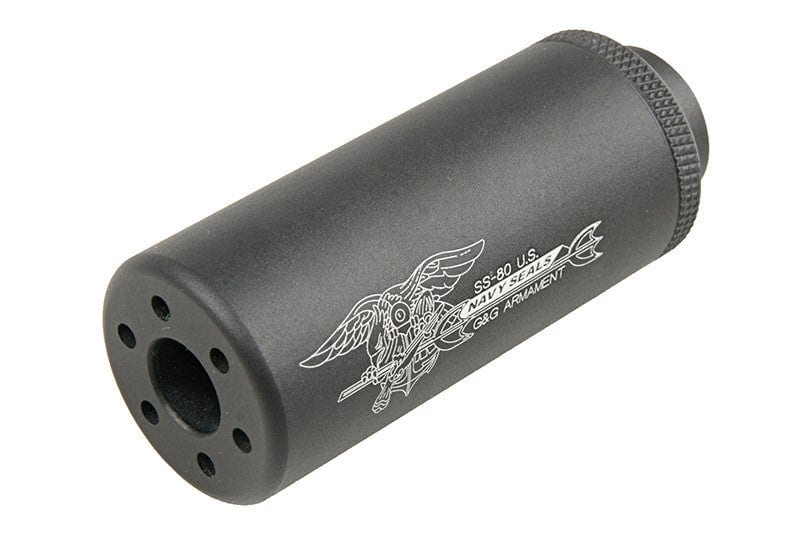 SS-80 Mock Sound Suppressor - black by G&G on Airsoft Mania Europe