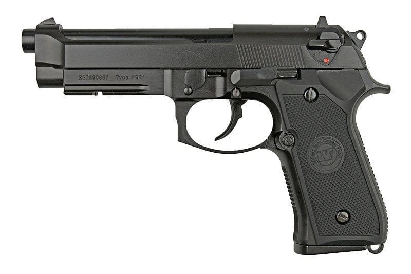 Pistolet à gaz airsoft M9A1 v.2 (LED Box) - noir