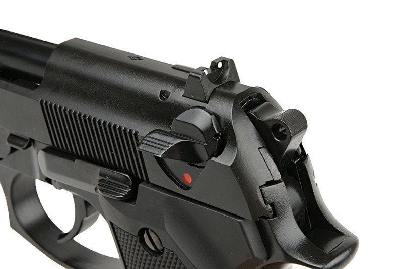 Pistolet à gaz Beretta M9A1 v.2 (LED Box) - noir
