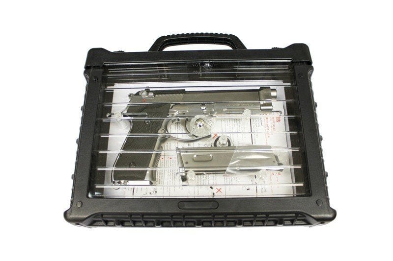 M92 v.2 Pistolenreplik (LED Box) - silber