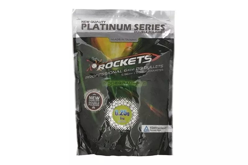 Rockets Platinum Series BIO 0.25g BBs - 1kg