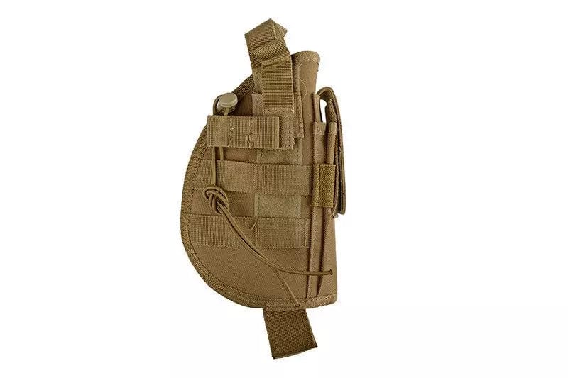 Universal holster with magazine pouch - tan