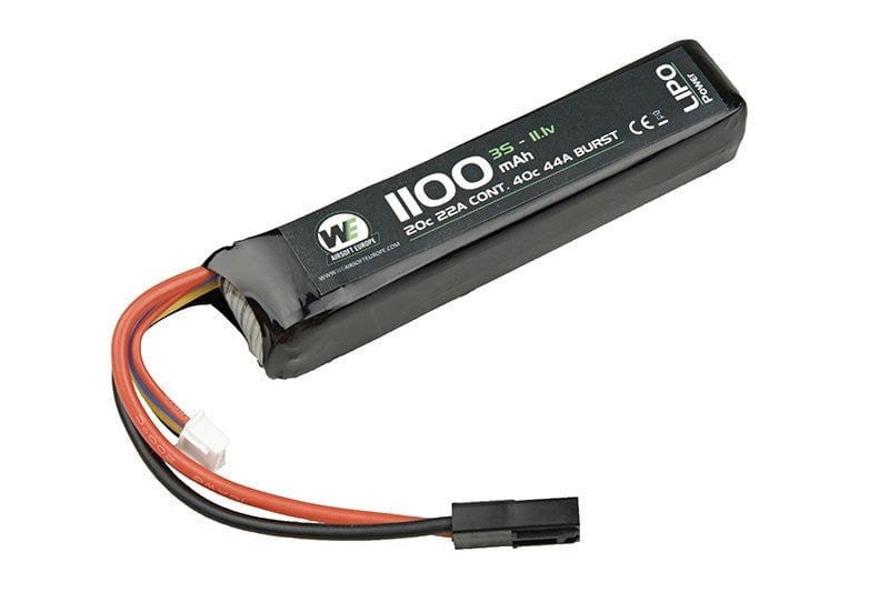 LiPo 1100mAh 11.1V 20C battery - stick