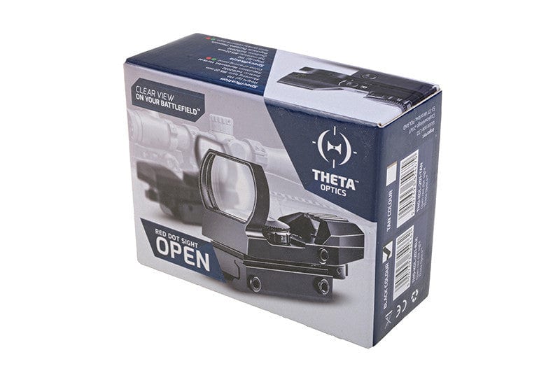 Open Replica Reflex Sight - Black-Theta Optics-Airsoft Mania Europe