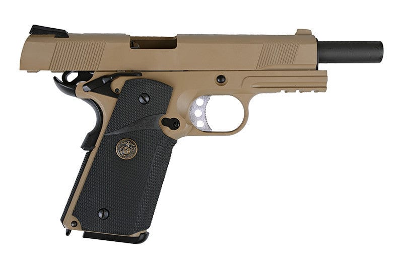 MEU pistol replica (Rail Version) - tan by WE on Airsoft Mania Europe
