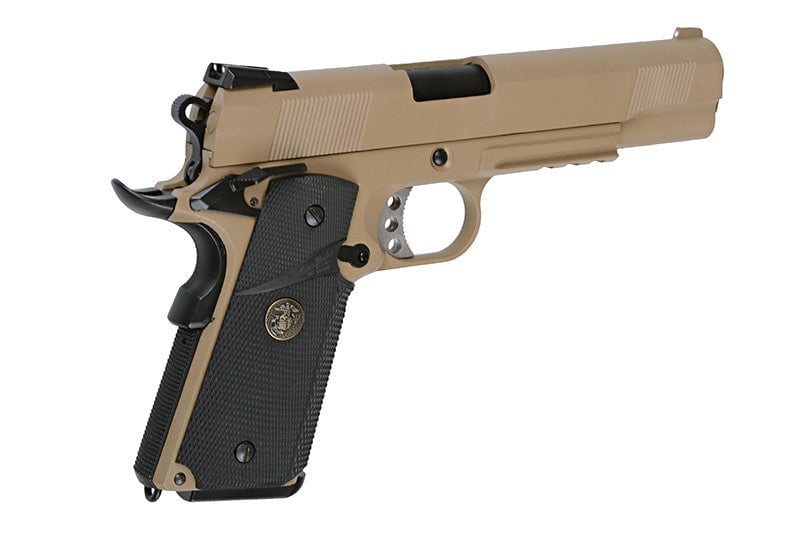 MEU pistol replica (Rail Version) - tan by WE on Airsoft Mania Europe