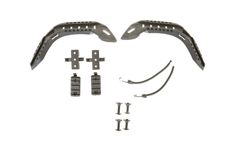 A Set of Mounting Rails for MICH 2000 Helmets – Black