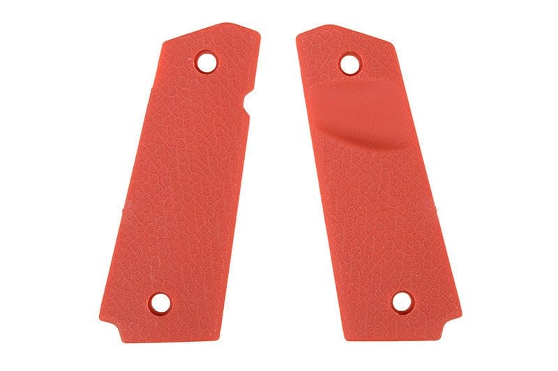 Pik style Colt 1911 type grip cover - Red
