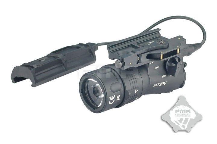 FMA M720V Flashlight – Black by FMA on Airsoft Mania Europe