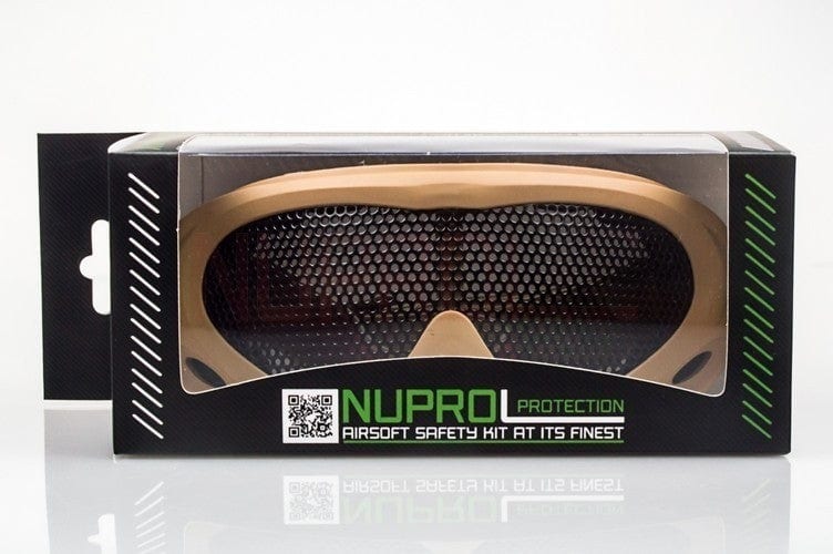 Nuprol PRO Goggles (Large) – Tan by Nuprol on Airsoft Mania Europe