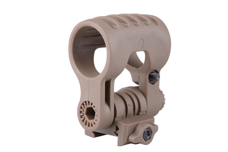 Adjustable Flashlight Mount for 22mm RIS Rail - Dark Earth by Element on Airsoft Mania Europe