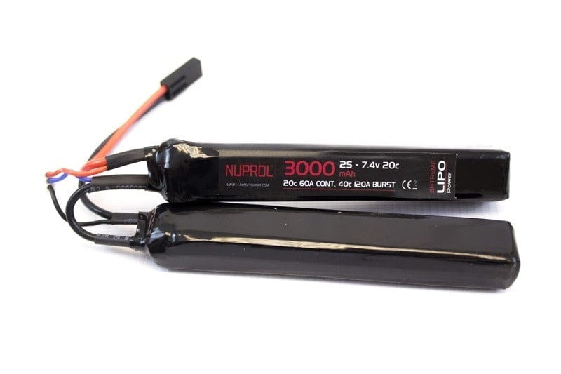3000mAh 7.4V 20C LiPo battery - 2pcs