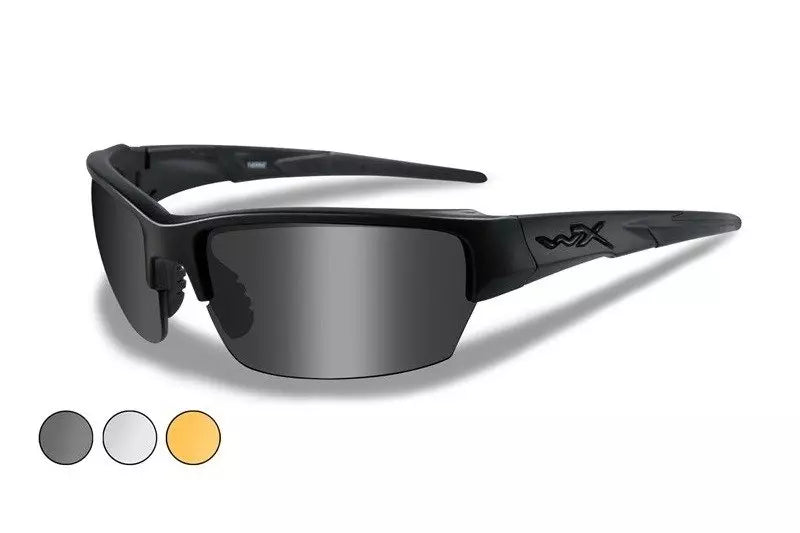 Wiley X® Saint ballistic glasses Grey/Clear Matte/Light Rust - Black Frame