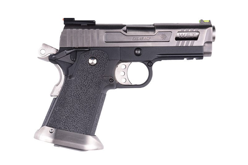 Hi-Capa 3.8 Force “Velociraptor” Pistol Replica – Silver by WE on Airsoft Mania Europe