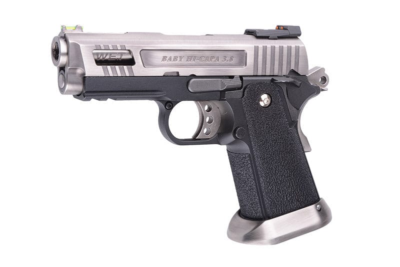 Hi-Capa 3.8 Force “Velociraptor” Pistol Replica – Silver by WE on Airsoft Mania Europe