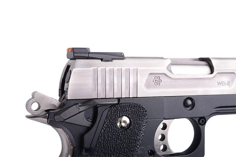 Hi-Capa 4.3 Force Allosaurus Pistol Replica – Silver by WE on Airsoft Mania Europe
