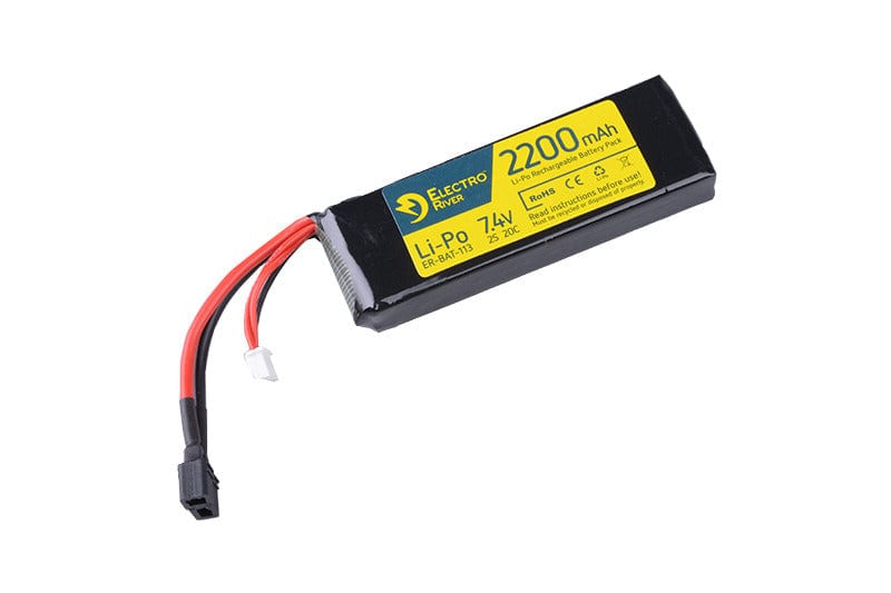 LiPo 7,4V 2200mAh 20/40C T-connect (DEANS) Battery
