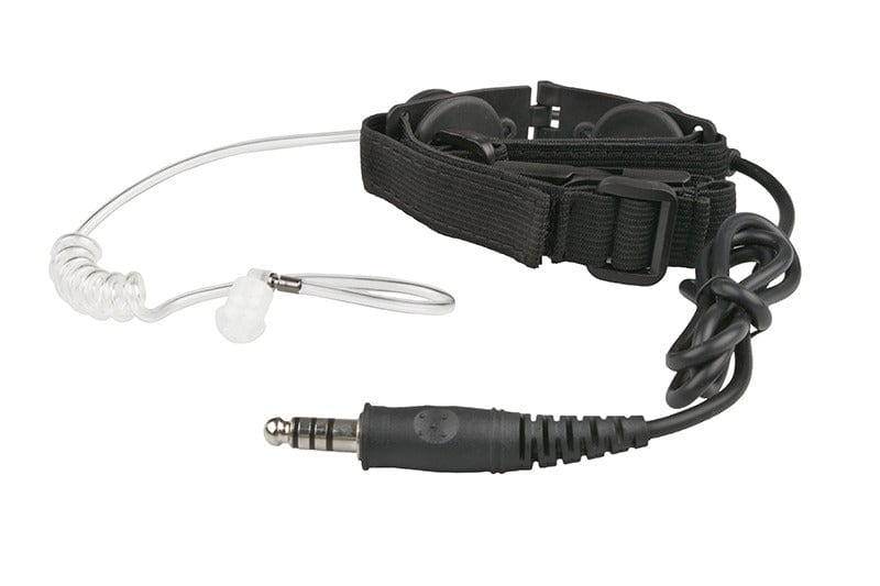 Throat-Mic with Earpiece - Transparent