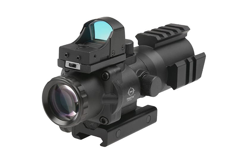 Rhino with Micro 4x32 Scope Red Dot Sight-Theta Optics-Airsoft Mania Europe